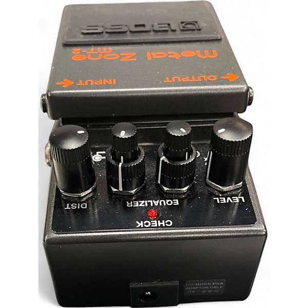 Used BOSS MT2 Metal Zone Distortion Effect Pedal
