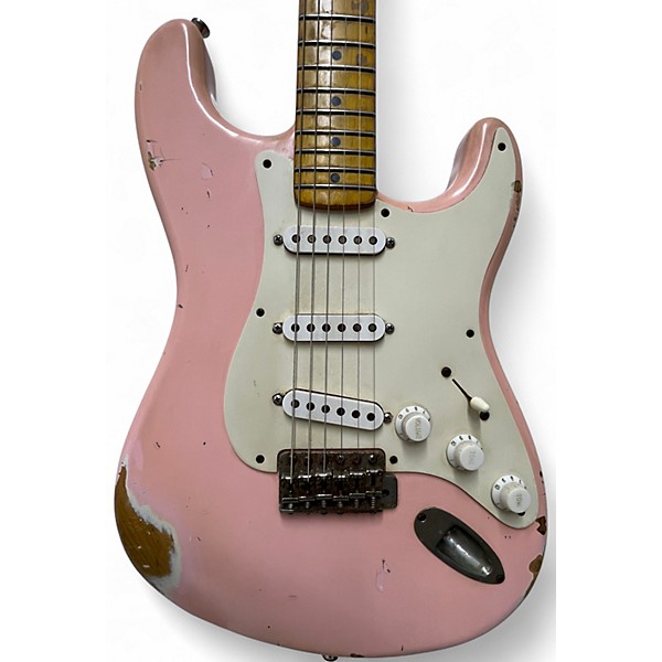 Used Nash Guitars S57 Shell Pink Solid Body Electric Guitar