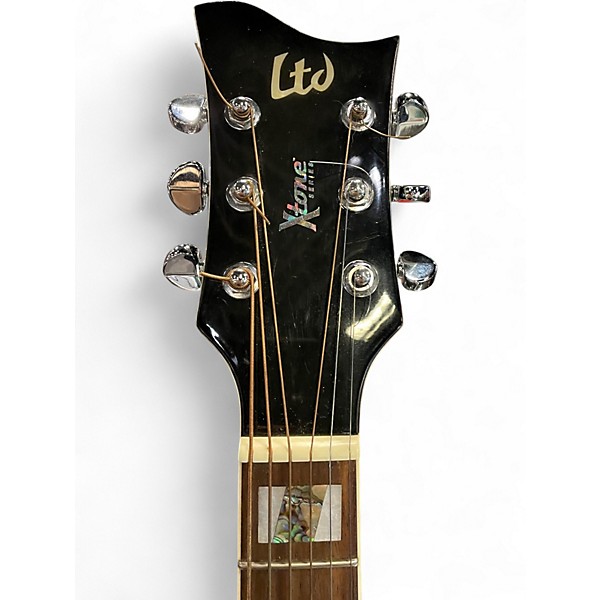 Used ESP LTD XAC10E Black Acoustic Electric Guitar