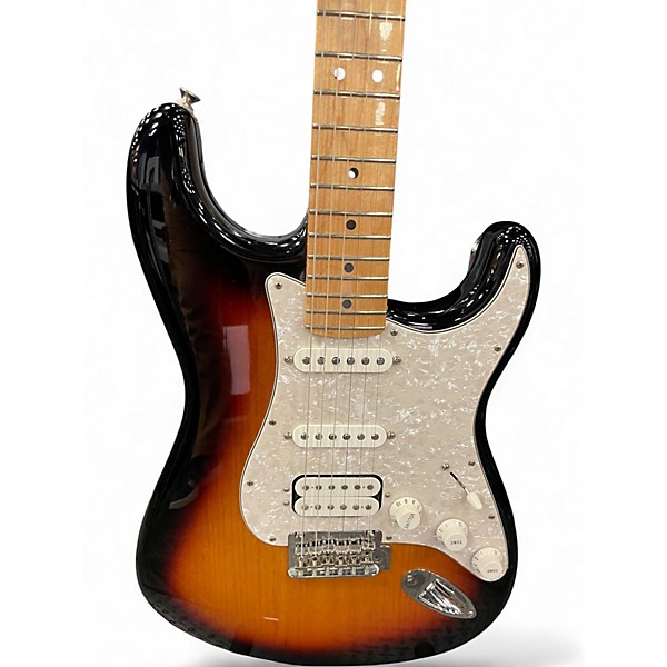Used 2021 Fender Player Stratocaster 3 Tone Sunburst Solid Body Electric Guitar