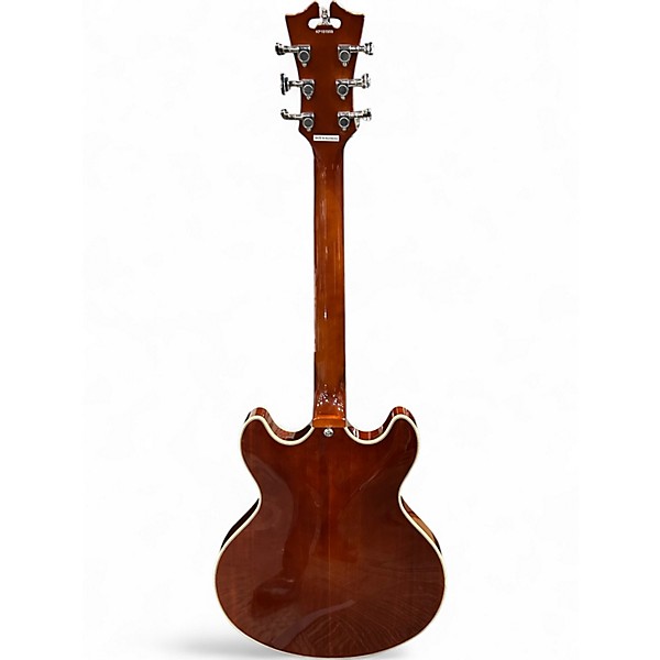 Used D'Angelico Premier Series DC Brown Hollow Body Electric Guitar