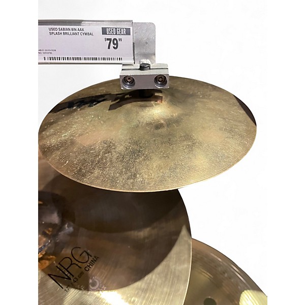 Used SABIAN 8in AAX Splash Brilliant Cymbal