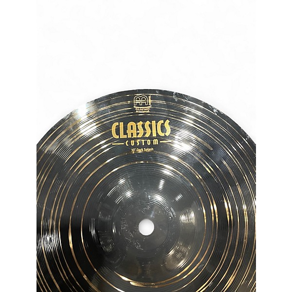 Used MEINL 10in Classic Custom Dark Splash Cymbal