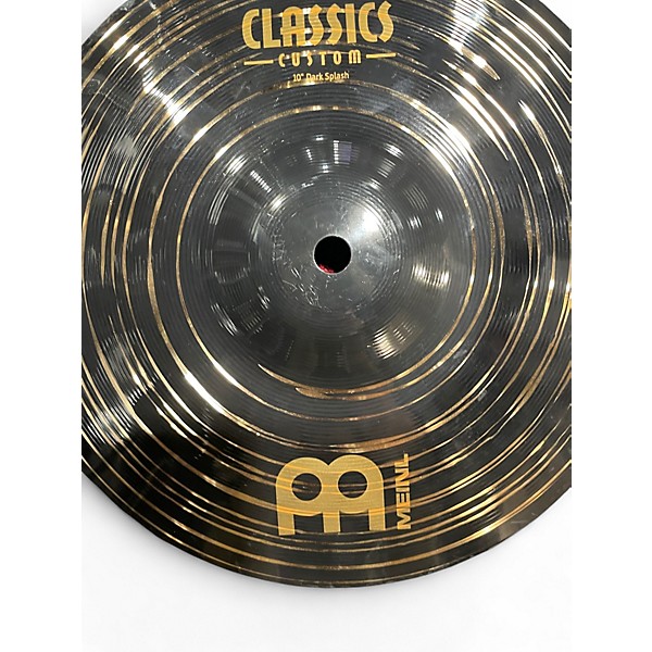 Used MEINL 10in Classic Custom Dark Splash Cymbal
