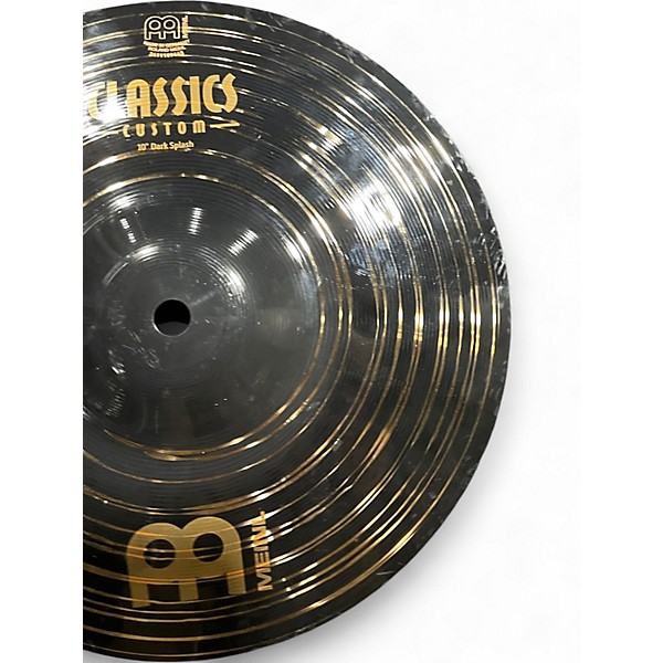 Used MEINL 10in Classic Custom Dark Splash Cymbal