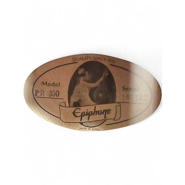 Used Epiphone PR350S Natural Acoustic Guitar