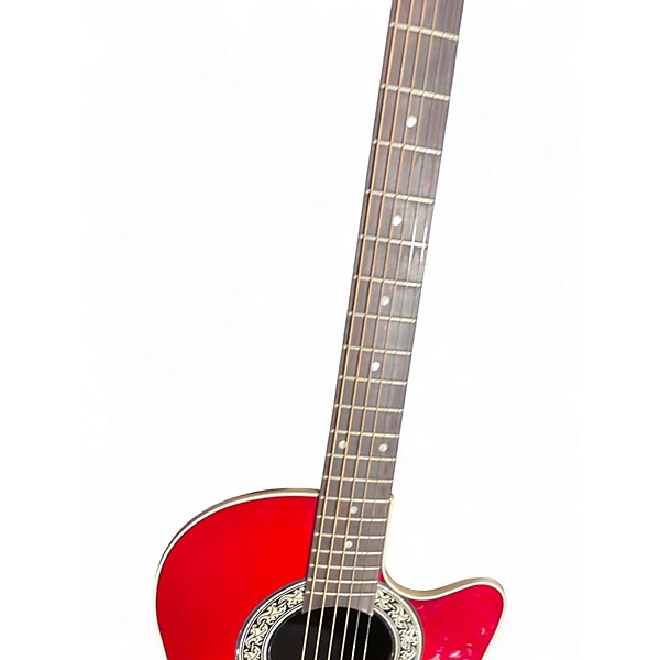 Used Ovation 1771 RED Acoustic Guitar