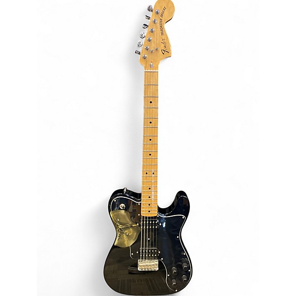 Used 2015 Fender Classic Series '72 Telecaster Deluxe Black Solid Body Electric Guitar
