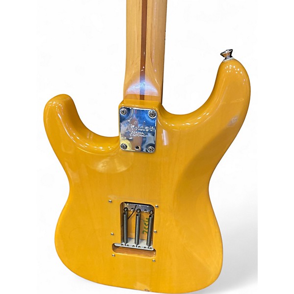 Used 2003 Fender American Series Stratocaster HSS Butterscotch Blonde Solid Body Electric Guitar