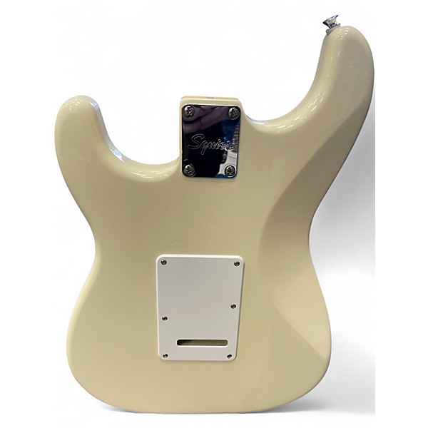 Used Squier Standard Stratocaster WHITE Solid Body Electric Guitar