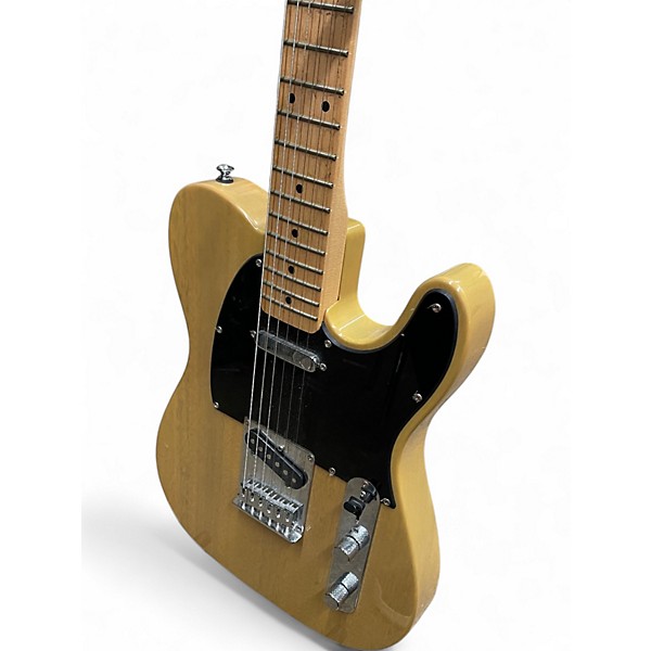 Used Squier Affinity Telecaster Natural Solid Body Electric Guitar