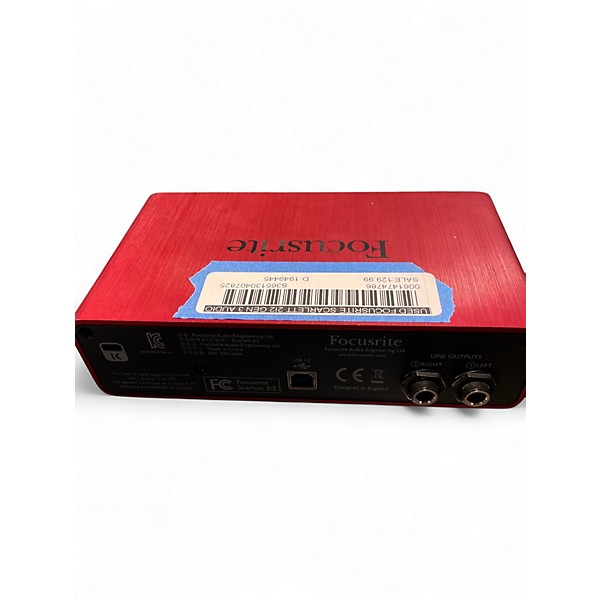 Used Focusrite Scarlett 2i2 Gen 3 Audio Interface