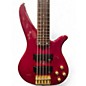 Used Yamaha RBX765 Cherry Red Electric Bass Guitar