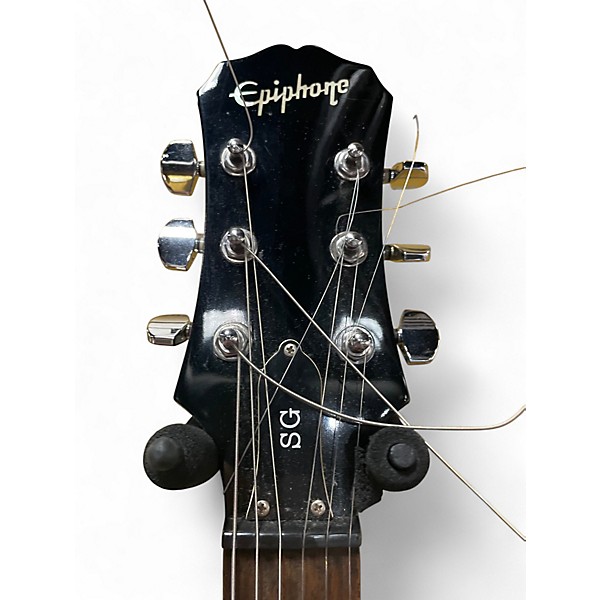 Used Epiphone SG Black Solid Body Electric Guitar