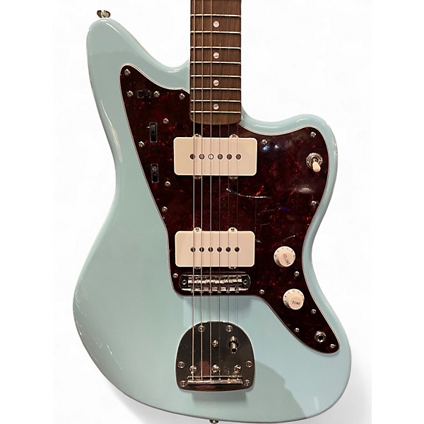 Used Squire jazzmaster Daphne Blue Solid Body Electric Guitar