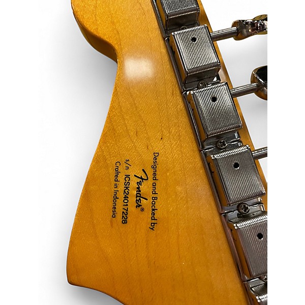 Used Squire jazzmaster Daphne Blue Solid Body Electric Guitar