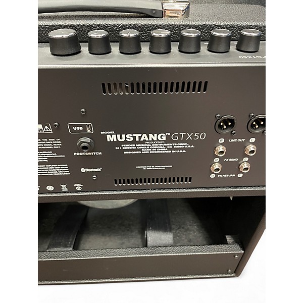 Used Fender GTX50 Mustang 1X12 Guitar Combo Amp