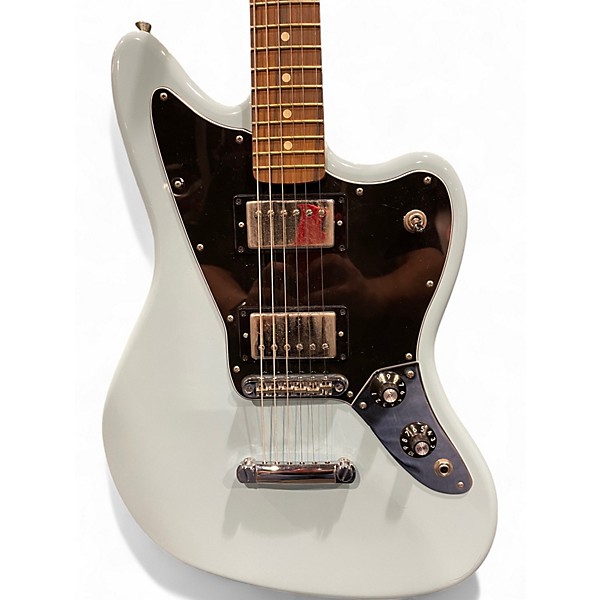 Used Fender Blacktop Jaguar HH Daphne Blue Solid Body Electric Guitar