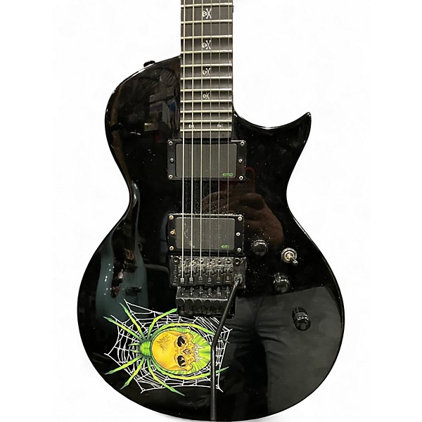 Used ESP LTD KH3 BLACK W/ SPIDER Solid Body Electric Guitar