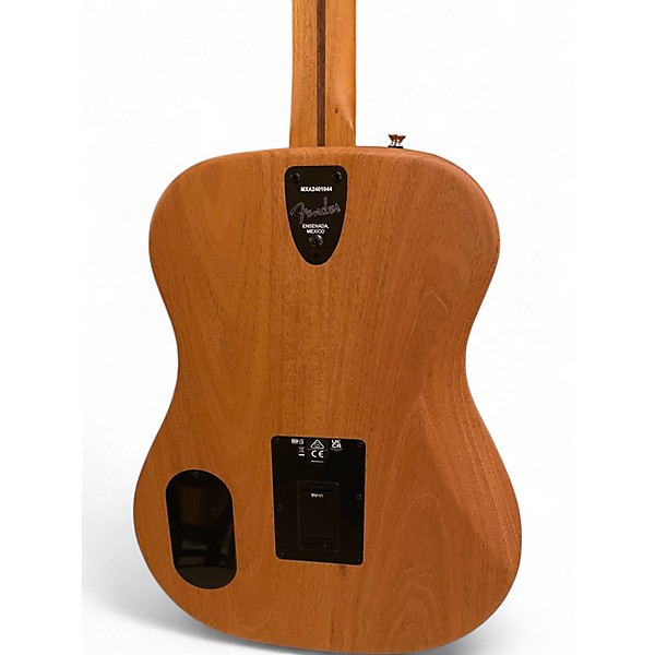 Used Fender Highway Dreadnought Blonde Acoustic Electric Guitar
