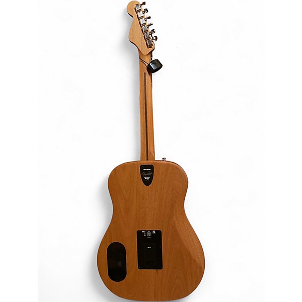 Used Fender Highway Dreadnought Blonde Acoustic Electric Guitar