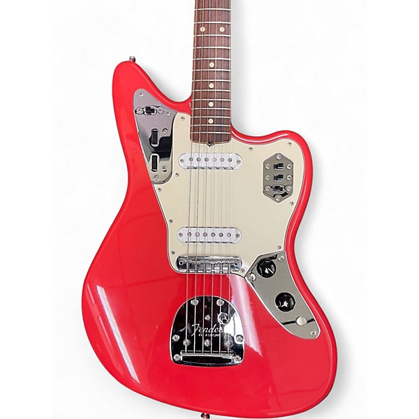 Used Fender Classic Series ’60s Jaguar Lacquer Fiesta Red Solid Body Electric Guitar