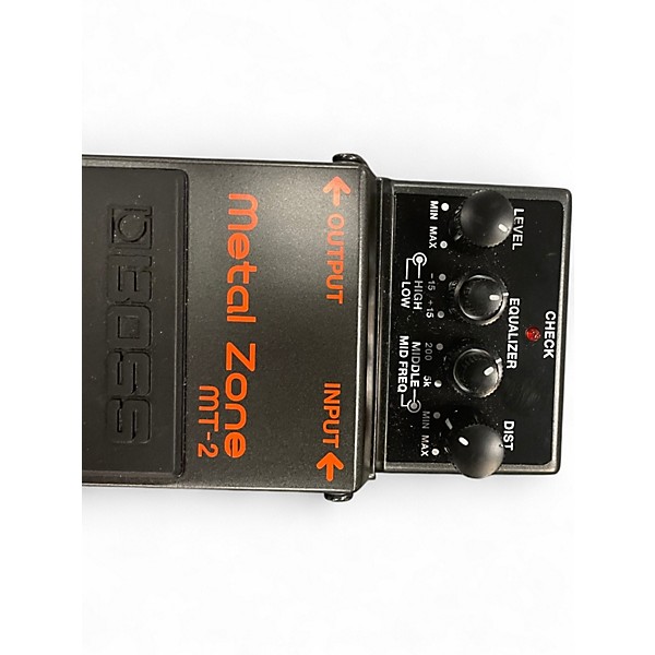 Used BOSS MT2 Metal Zone Distortion Effect Pedal