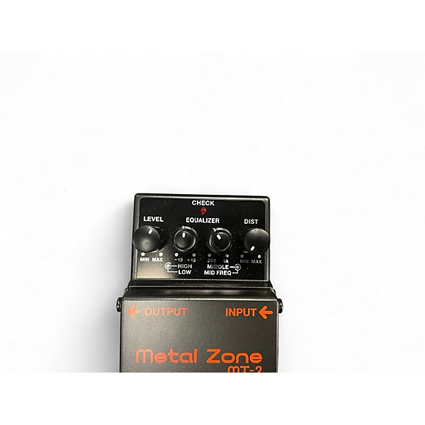 Used BOSS MT2 Metal Zone Distortion Effect Pedal