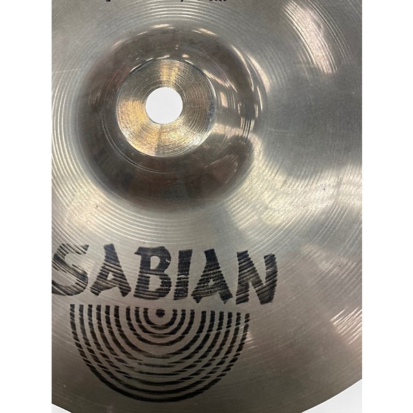 Used SABIAN 10in AAX Splash Brilliant Cymbal