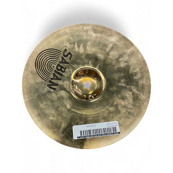 Used SABIAN 10in AAX Splash Brilliant Cymbal