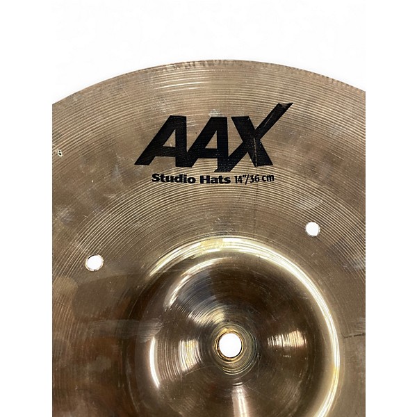 Used SABIAN 14in AAX Studio Hats Pair Cymbal