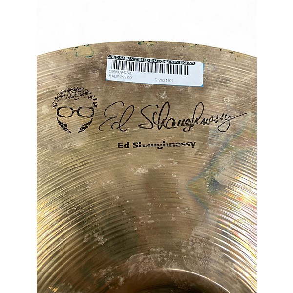 Used SABIAN 21in Ed Shaughnessy Signature Ride Cymbal
