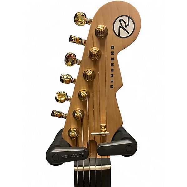 Used Reverend CHARGER RA COFFEE BURST FLAME MAPLE Solid Body Electric Guitar