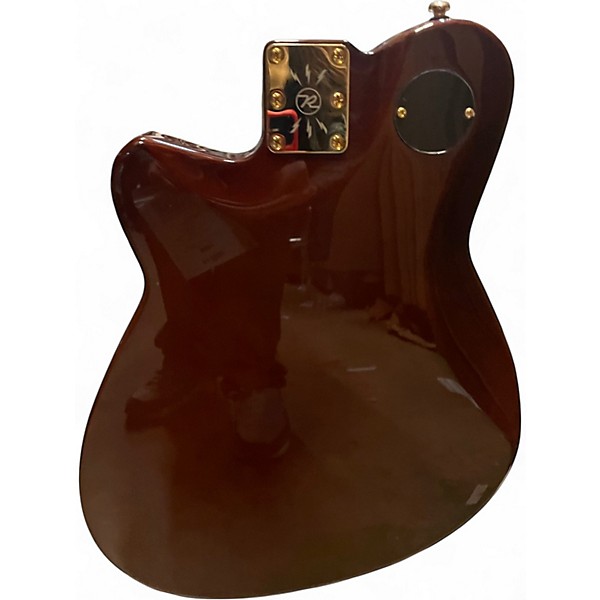 Used Reverend CHARGER RA COFFEE BURST FLAME MAPLE Solid Body Electric Guitar