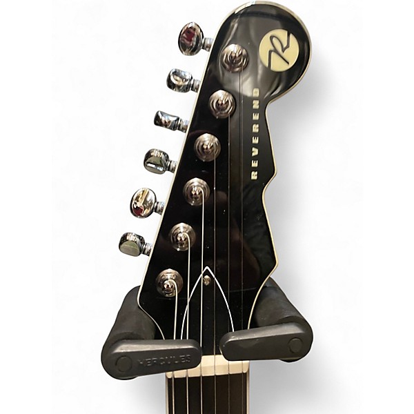 Used Reverend SPACEHAWK SUPREME MATALLIC SILVER FREEZE Solid Body Electric Guitar