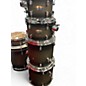 Used Pearl 7 Piece Decade Maple 7-piece Shell Pack Satin Charcoal Burst Drum Kit