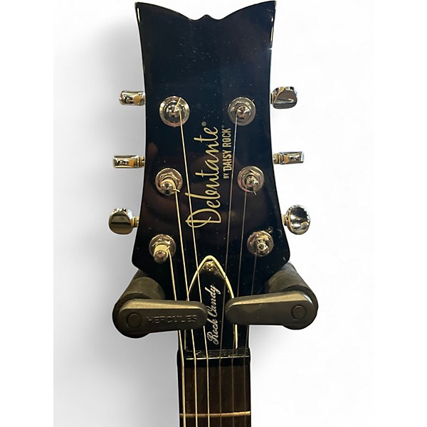 Used Daisy Rock debutante red sPARKLE Solid Body Electric Guitar