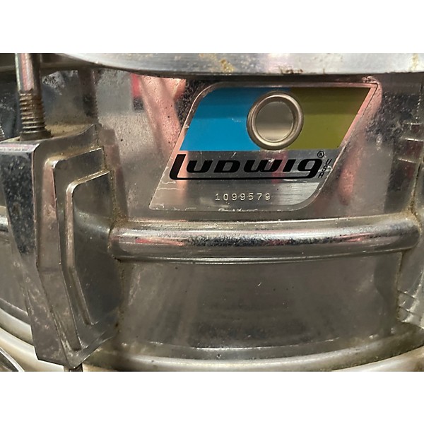 Used Ludwig 5X14 SNARE STEEL Drum