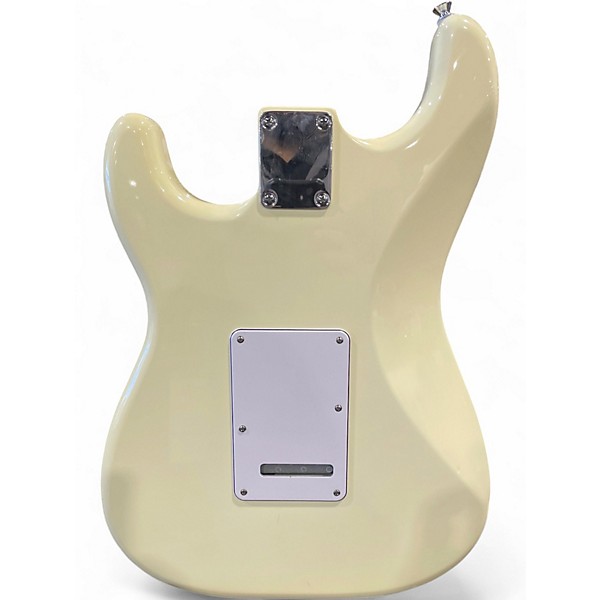 Used Fender Standard Stratocaster Olympic White Solid Body Electric Guitar