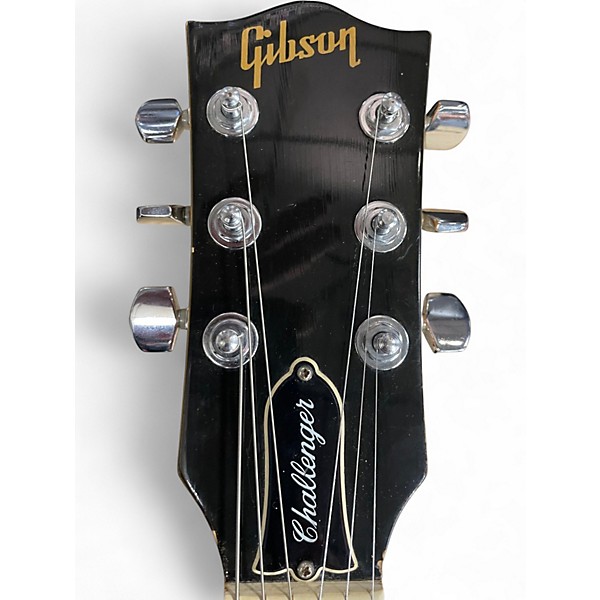 Vintage 1980s Gibson Challenger yellow Solid Body Electric Guitar