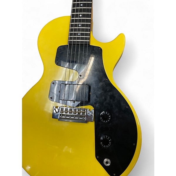 Vintage 1980s Gibson Challenger yellow Solid Body Electric Guitar