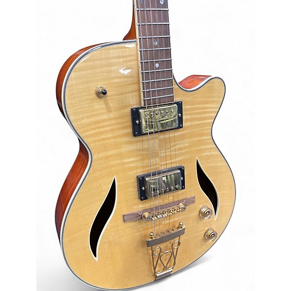 Used Dean Stylist STD GN Natural Hollow Body Electric Guitar