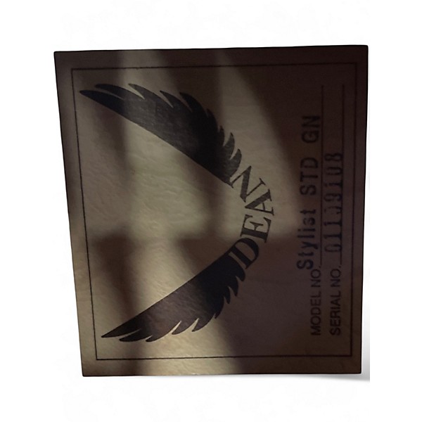 Used Dean Stylist STD GN Natural Hollow Body Electric Guitar