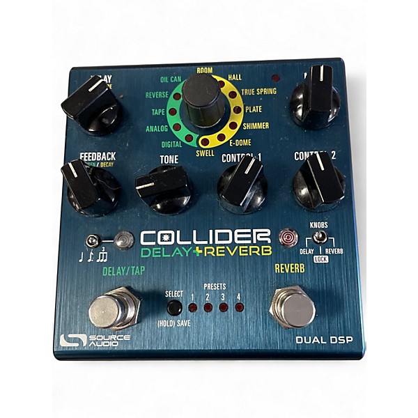Used Source Audio collider delay and reverb Effect Pedal