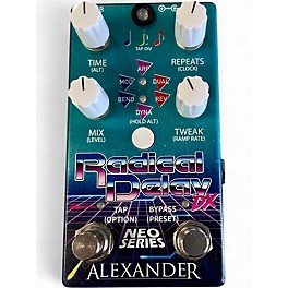 Used Alexander radical delay dx Effect Pedal