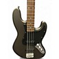Used Squier Standard Jazz Bass Satin Pewter Metallic Electric Bass Guitar