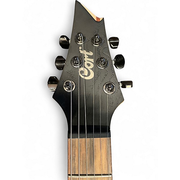 Used Cort KX500 Etched Etched Black Solid Body Electric Guitar