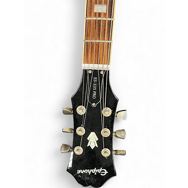 Used Epiphone ES335 Pro 3 Color Sunburst Hollow Body Electric Guitar