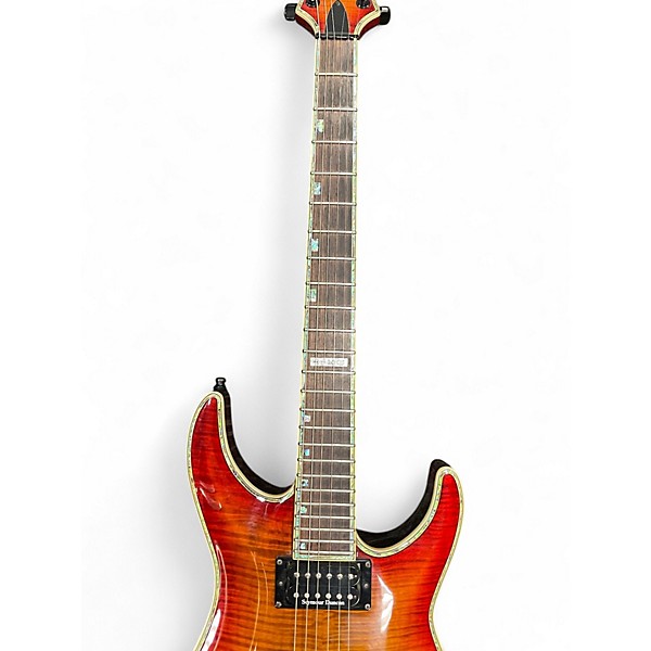 Used 2007 ESP LTD H1001FM Deluxe 2 Color Sunburst Solid Body Electric Guitar