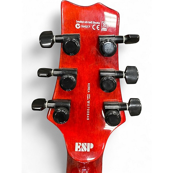 Used 2007 ESP LTD H1001FM Deluxe 2 Color Sunburst Solid Body Electric Guitar